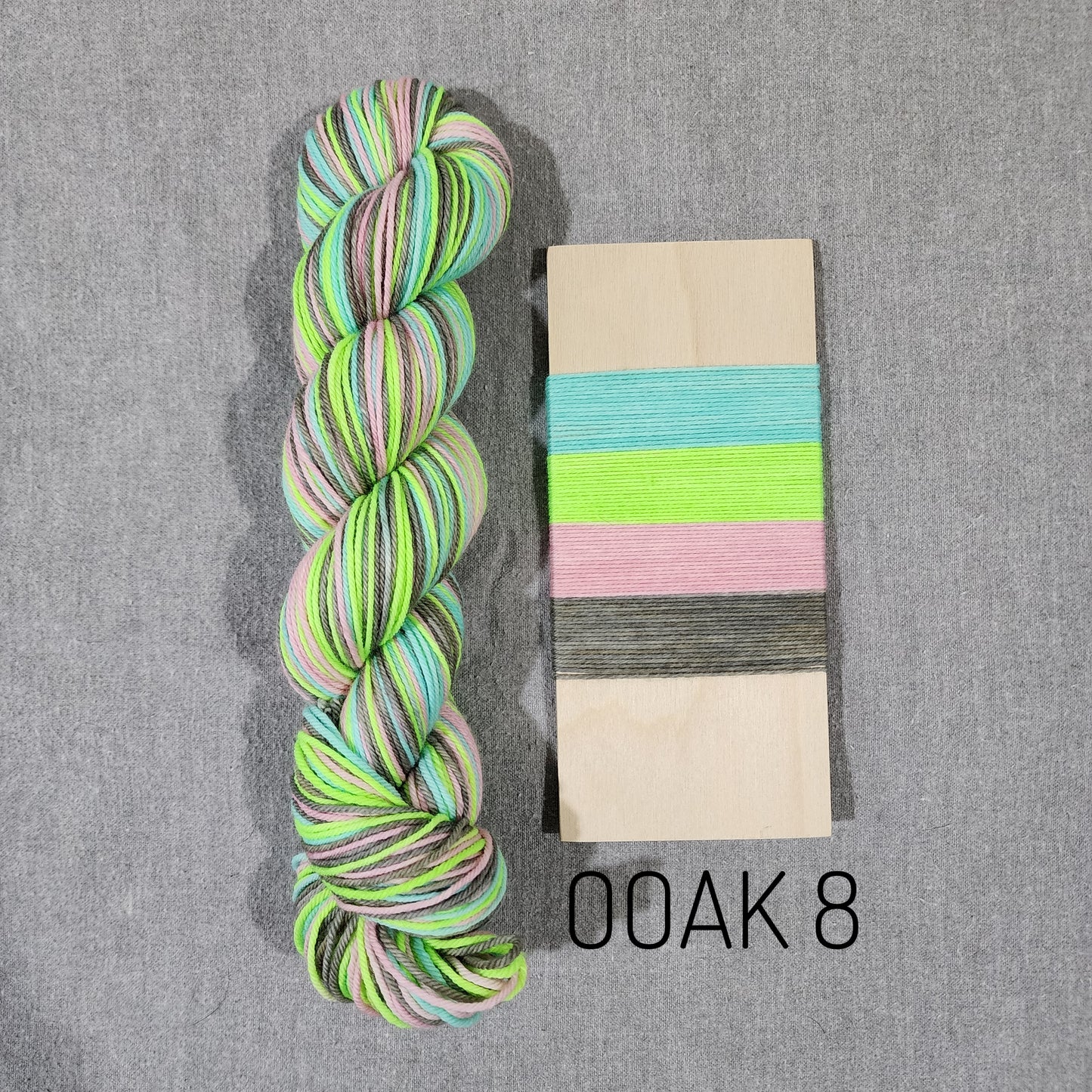 Ready To Ship ~ One Of A Kind Tough & Cozy DK Self Striping
