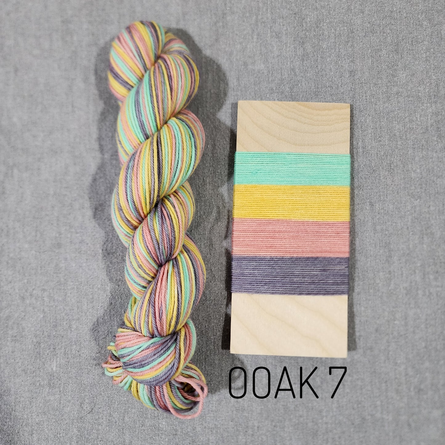 Ready To Ship ~ One Of A Kind Tough & Cozy DK Self Striping
