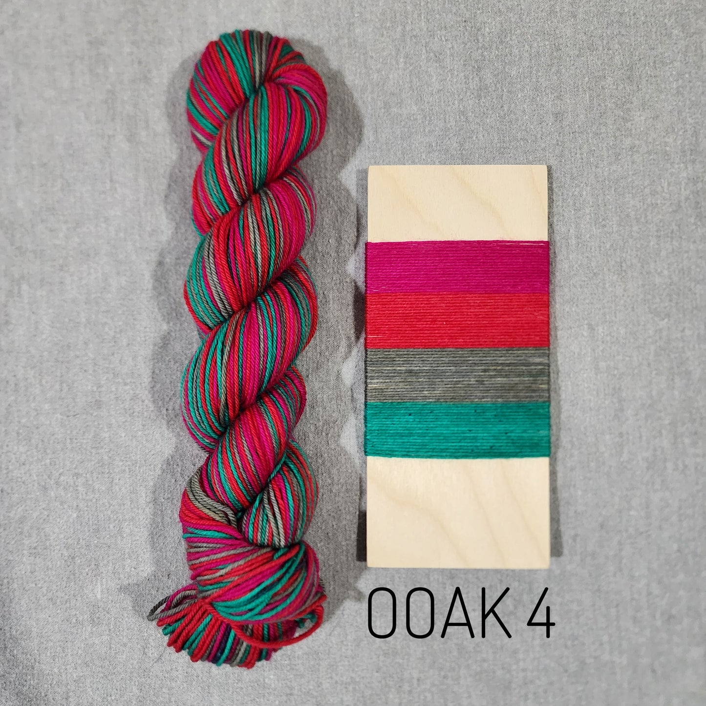 Ready To Ship ~ One Of A Kind Tough & Cozy DK Self Striping