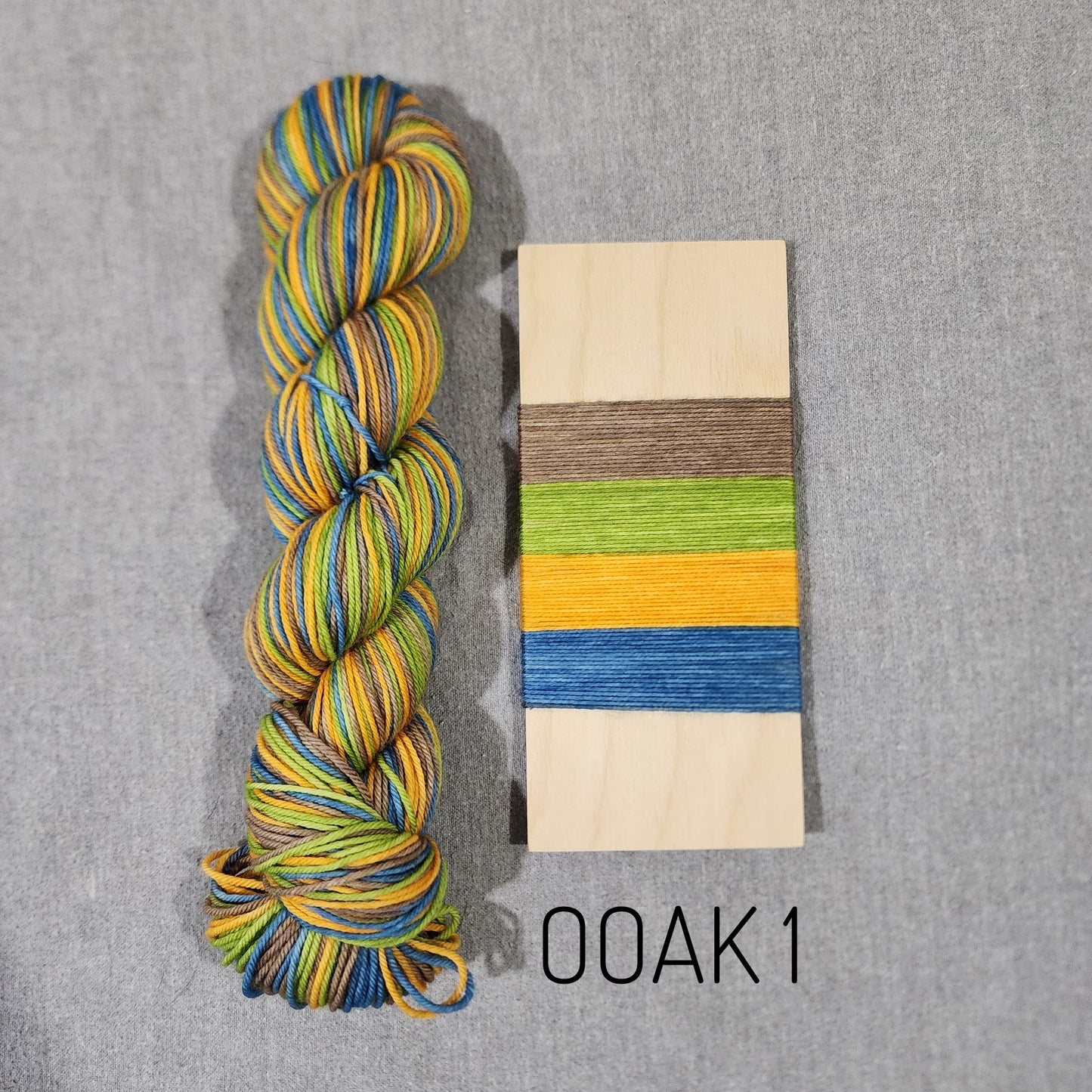 Ready To Ship ~ One Of A Kind Tough & Cozy DK Self Striping