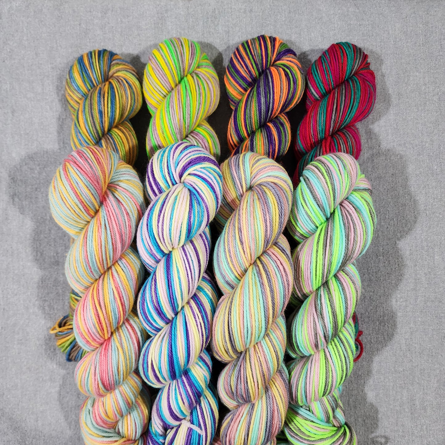 Ready To Ship ~ One Of A Kind Tough & Cozy DK Self Striping