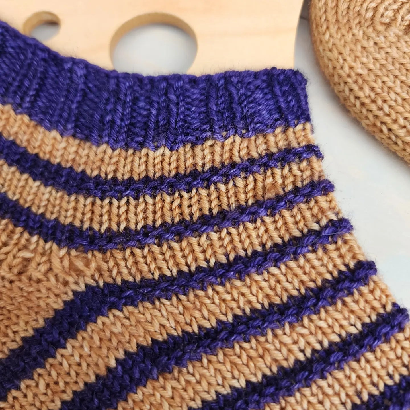 Peanut Butter Jelly Time sock pattern