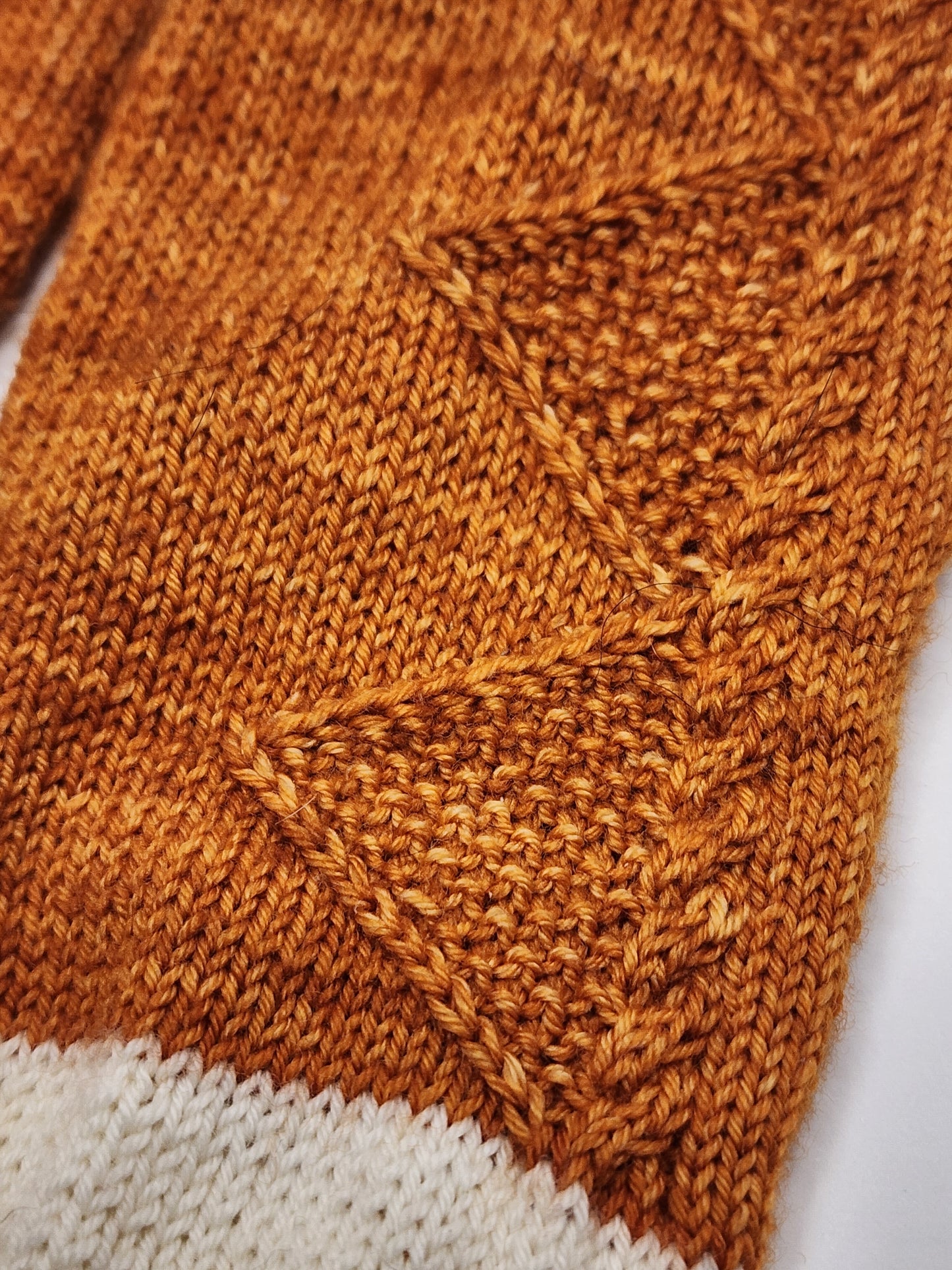 Piece of the Pie sock pattern