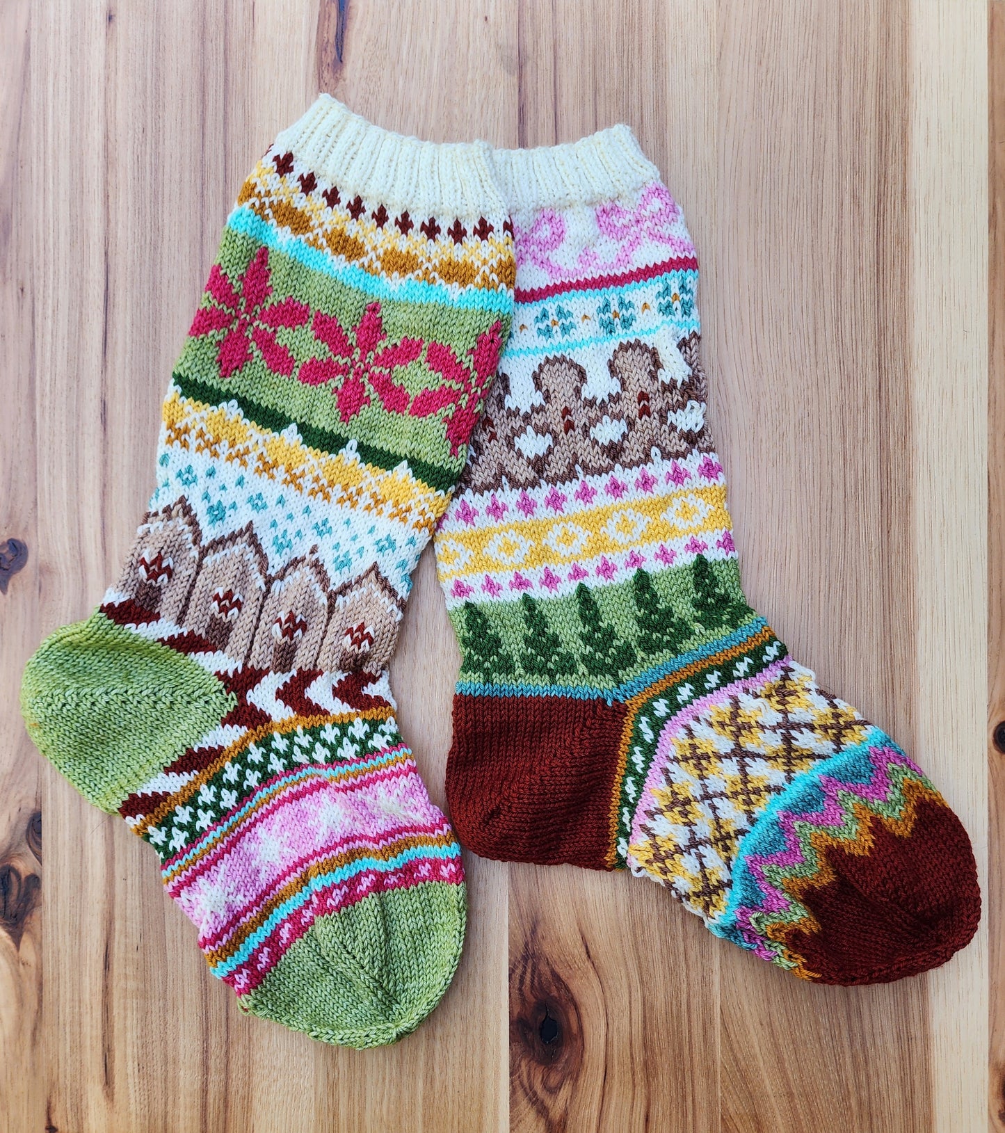 Cozy Colorwork Christmas Stockings Kit PREORDER