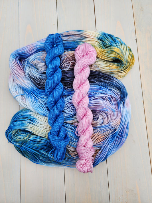 Ready To Ship - Judgy Bluebird Sock Set