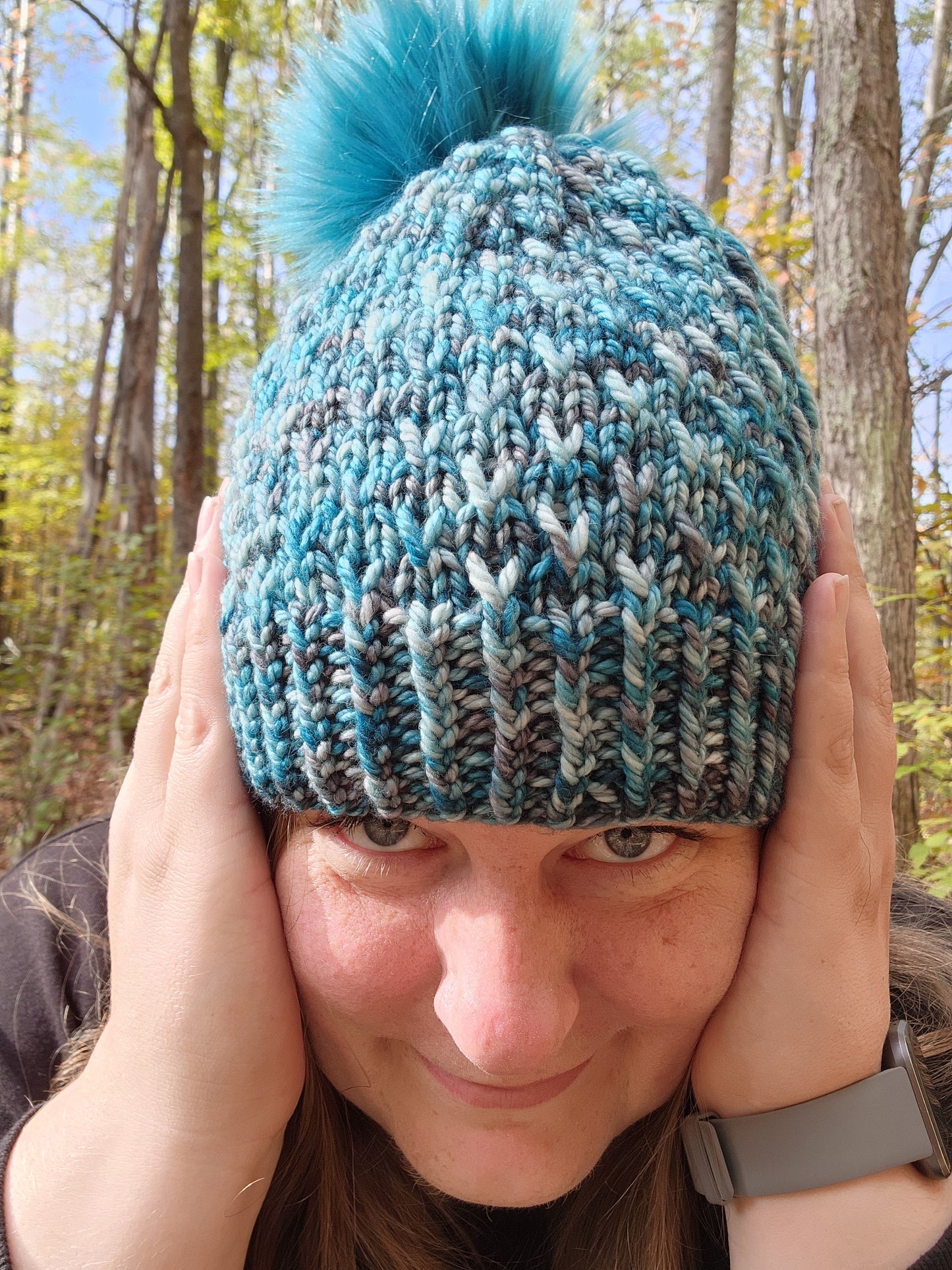 Bulky V Beanie pattern