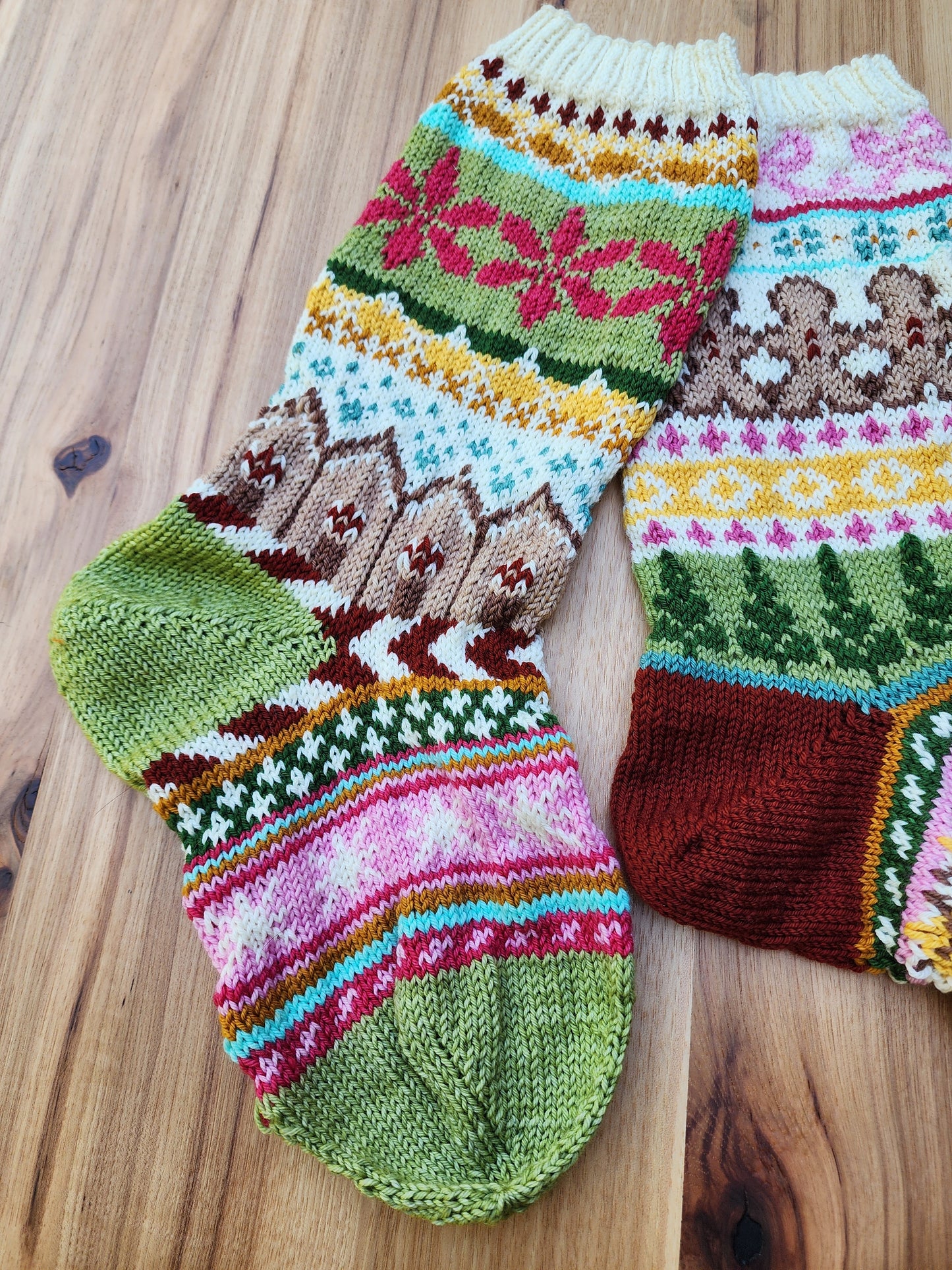 Cozy Colorwork Christmas Stockings Kit PREORDER