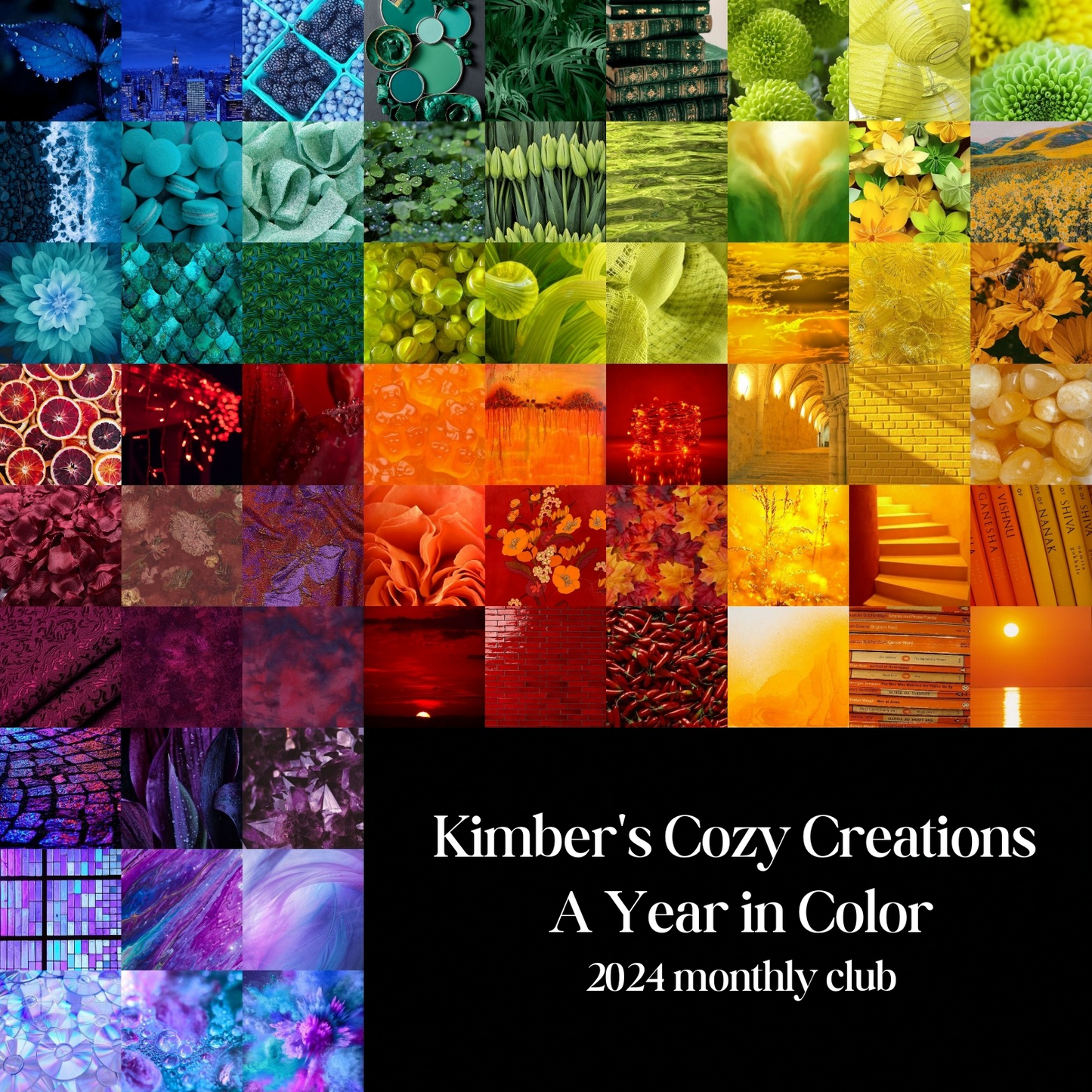 A Year in Color - 2024 Monthly Club SUBSCRIPTION