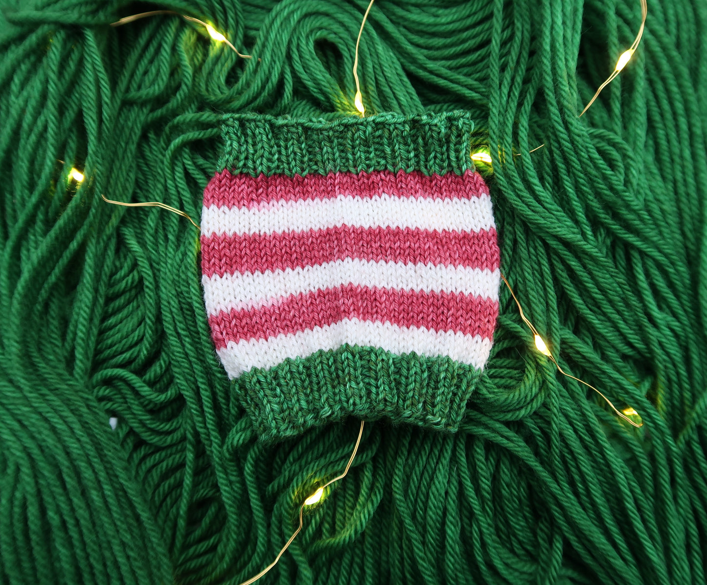 Ready to Ship - Candy Cane Forest (self striping)