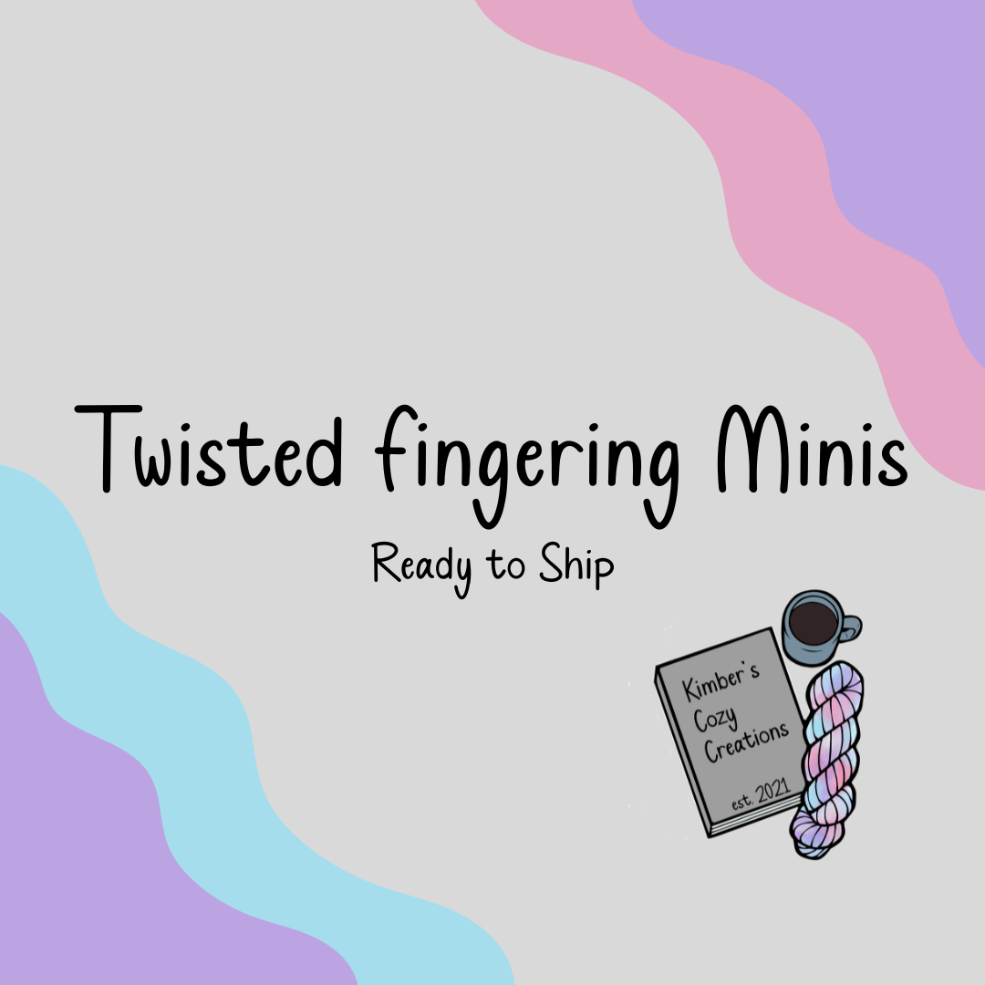 Ready to Ship - Twisted Fingering Minis